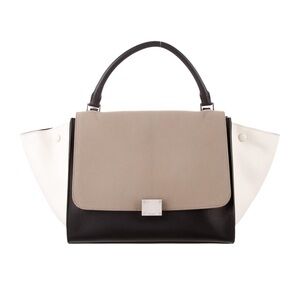 Celine Tricolor Medium Trapeze Bag